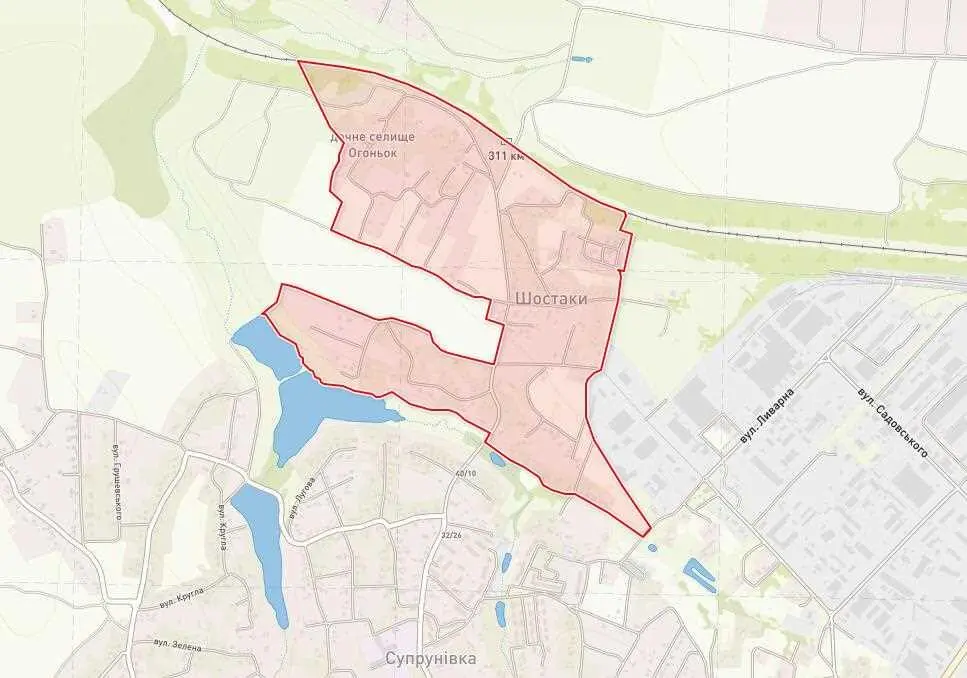 Шостаки. Гарна ділянка землі під будівництво.