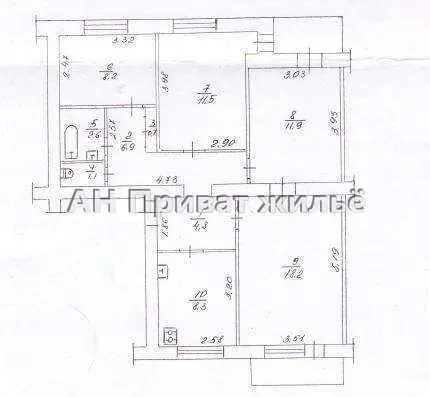 Половки, 4-х кімнатна квартира. 