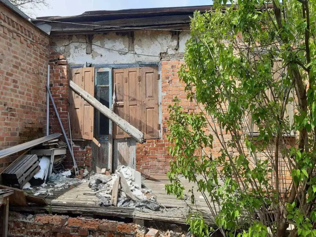 Частина будинку у центрі Полтави.