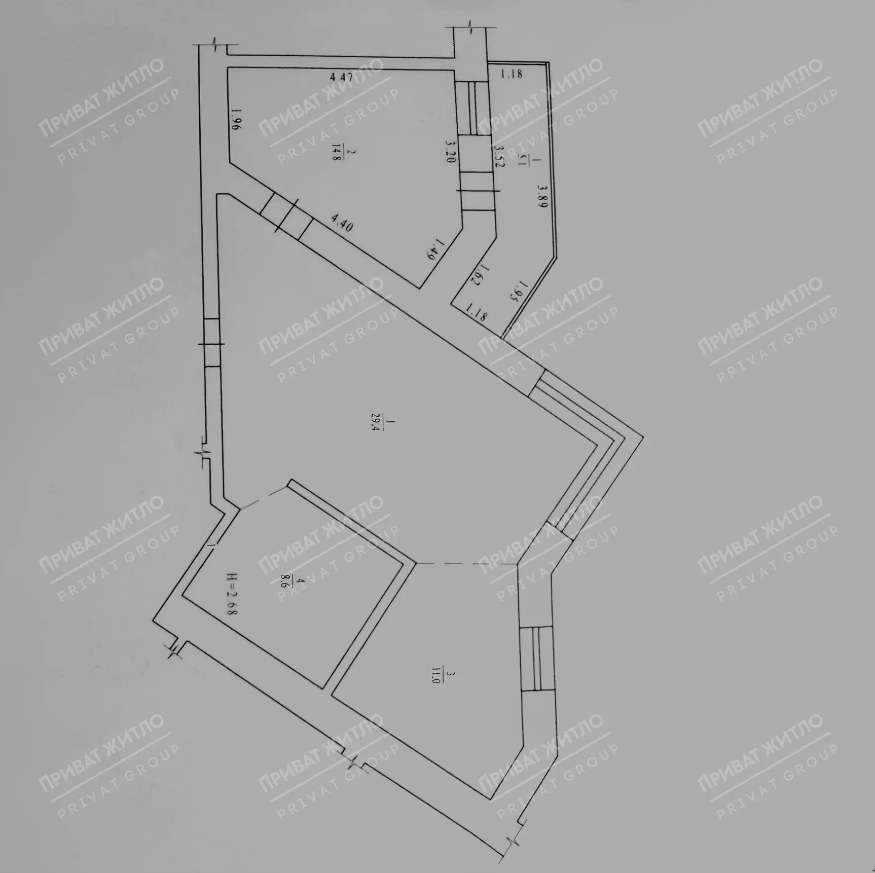 Вул. Небесної Сотні. Двокімнатна квартира, Поділ!  