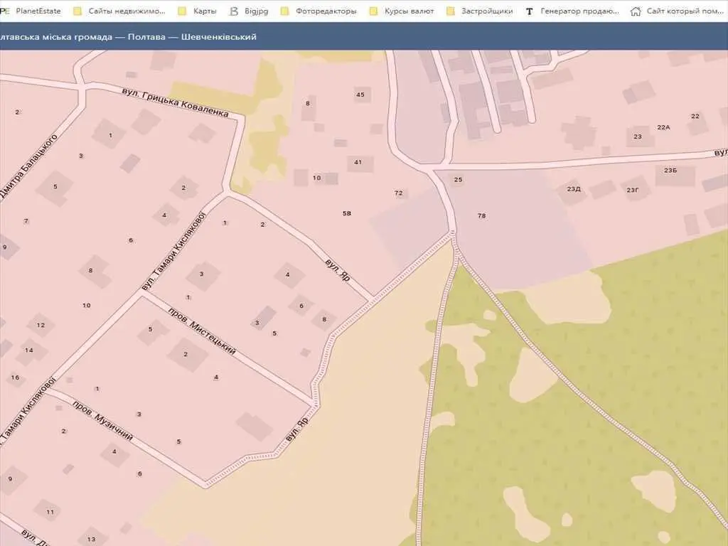 Козирна ділянка в Яру