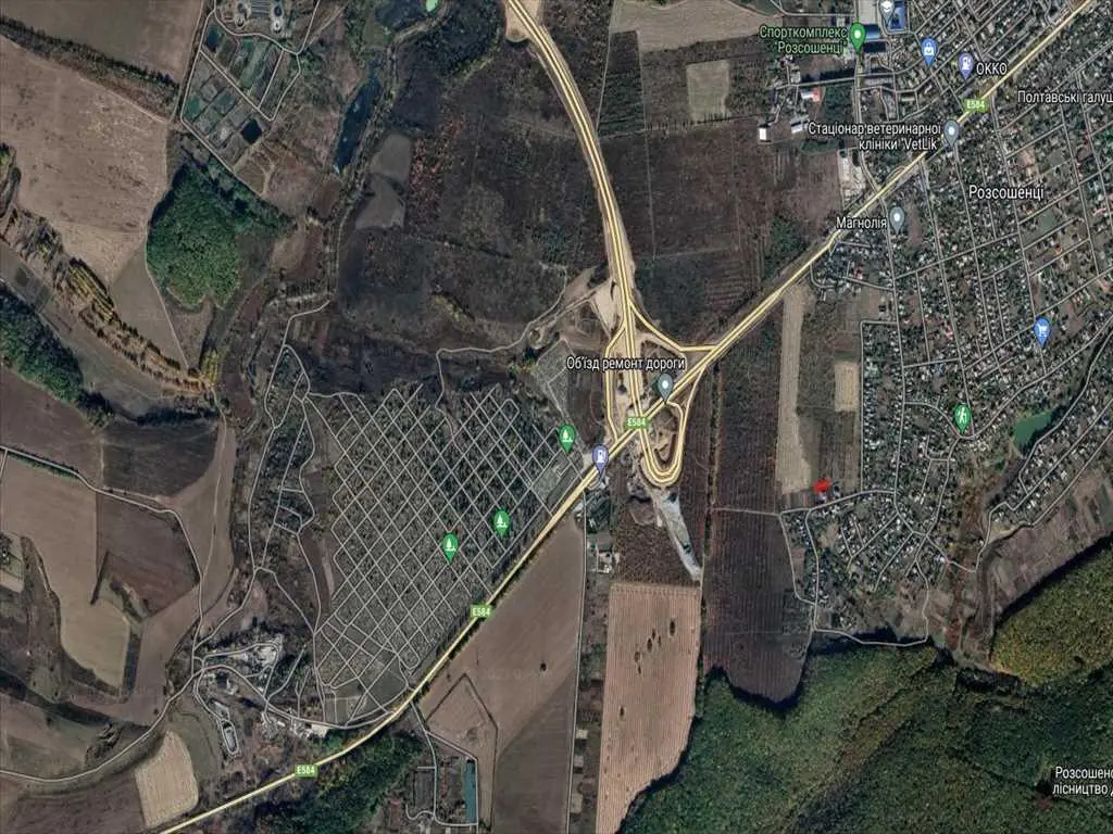 Ділянка під забудову в Розсошенцях