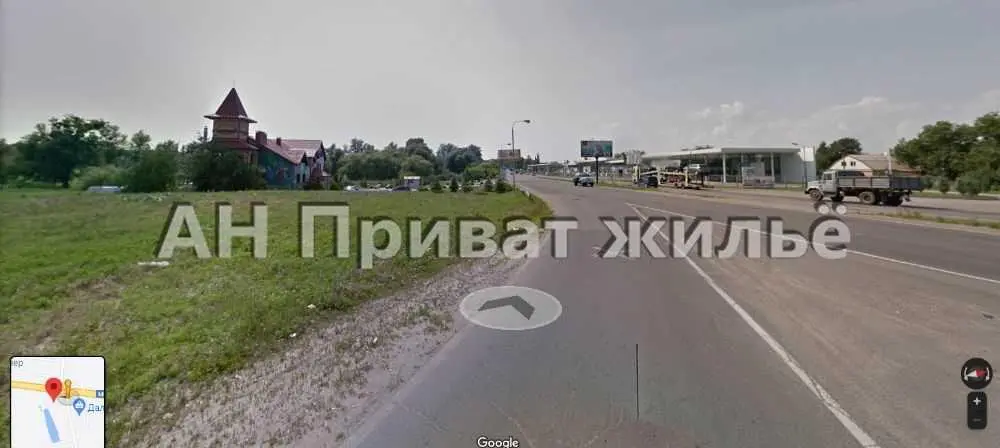 земельна ділянка 1,2 га, знаходиться на трасі Київ-Харків