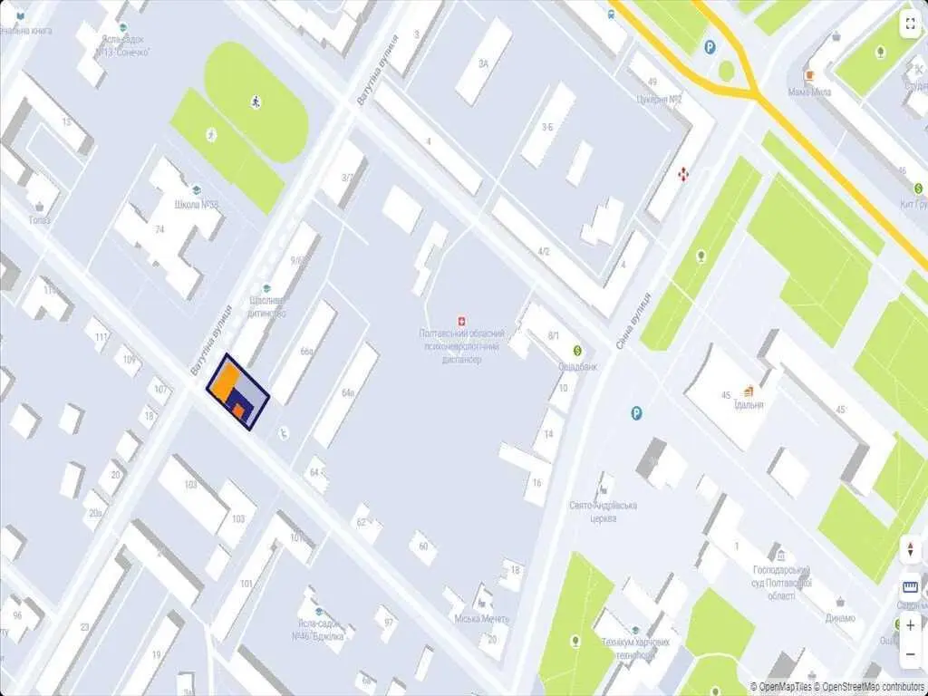 Продаж новобудови в центральній частині міста.