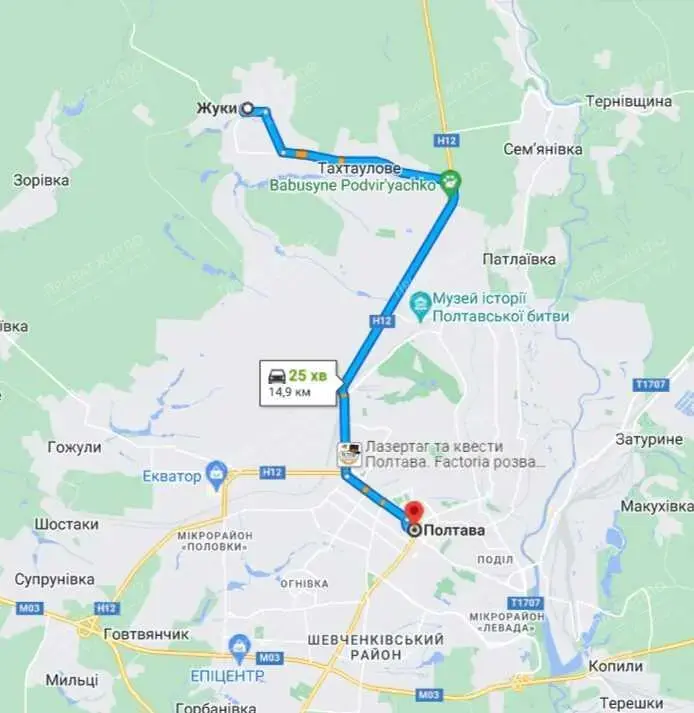 Ділянка в с. Жуки