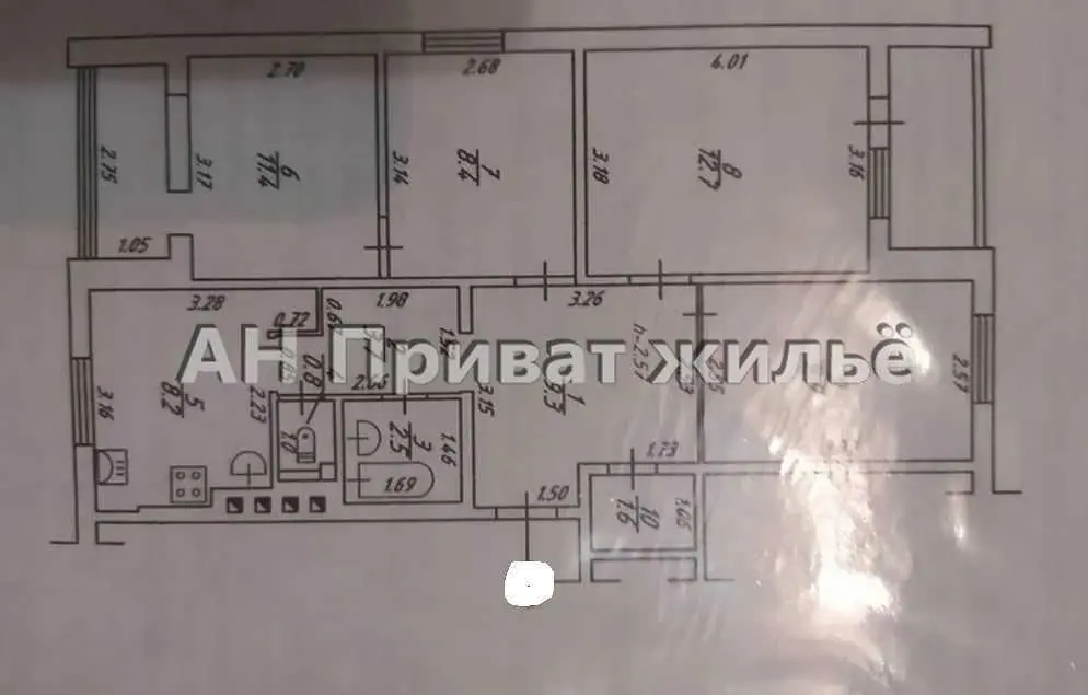 4 кімнатна квартира в Гожулах