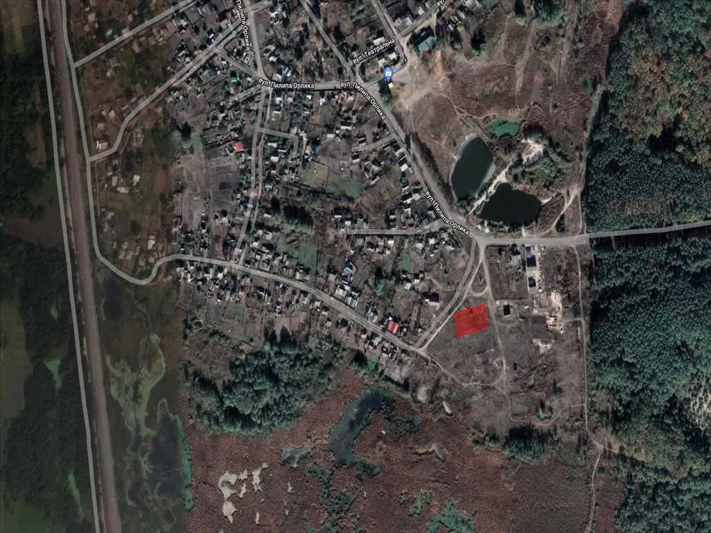 Ділянка поряд із озером у Зинцях!