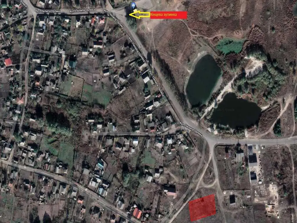 Ділянка поряд із озером у Зинцях!