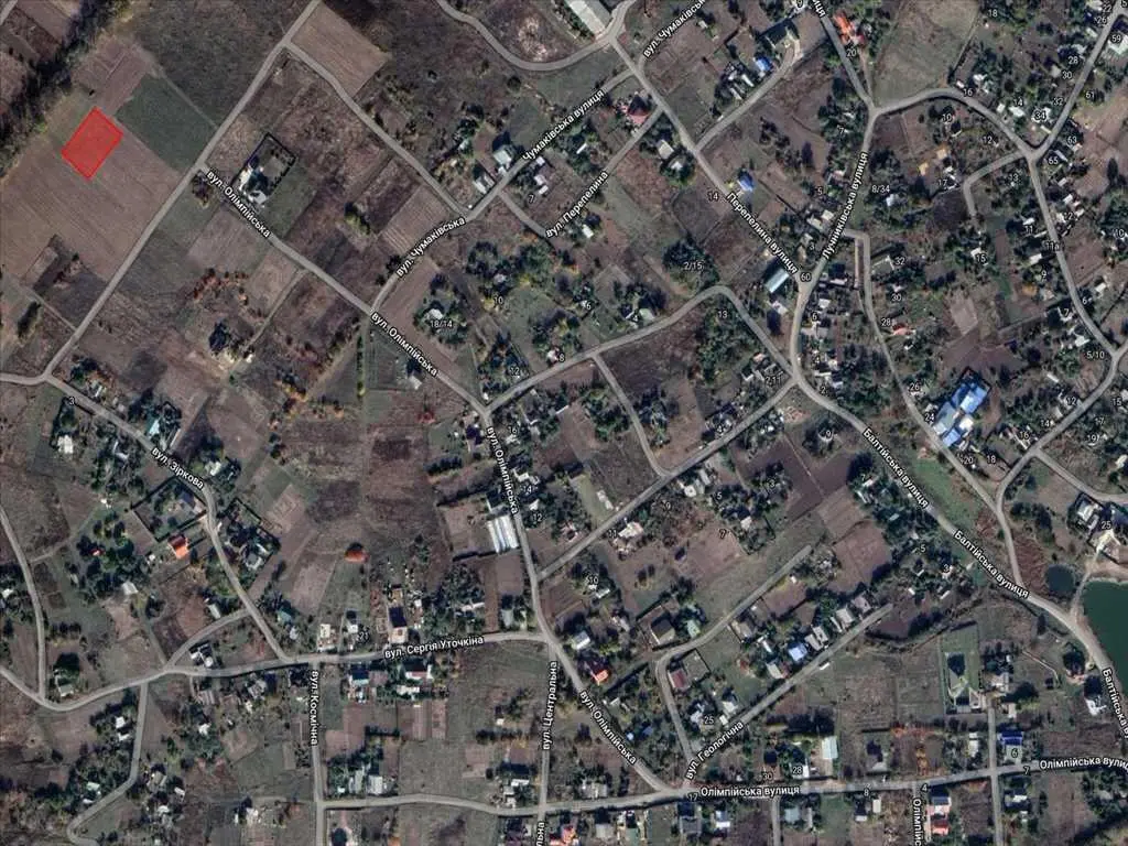 Земельна ділянка в тихому місці! 