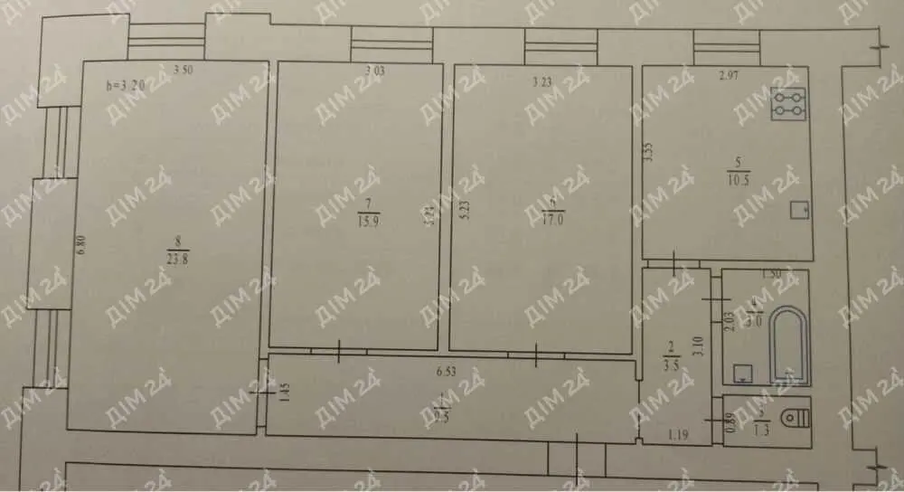 Квартира з видом на Корпусний парк!