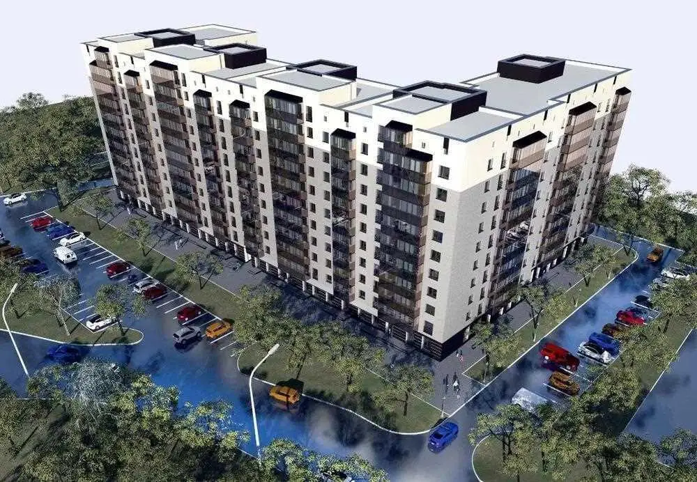 Простора квартира в новому цегляному будинку з видом на парк!