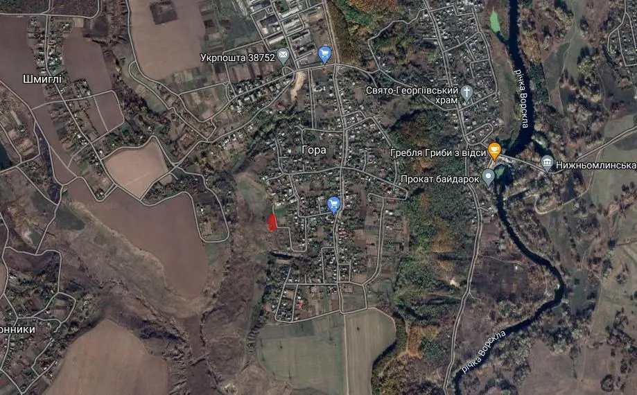 В продажу земельна ділянка в с. Гора