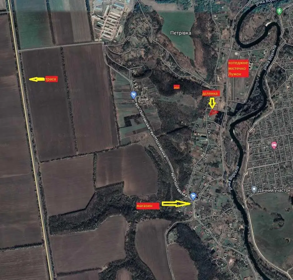 Ділянка поруч з річкою у Петрівці! 