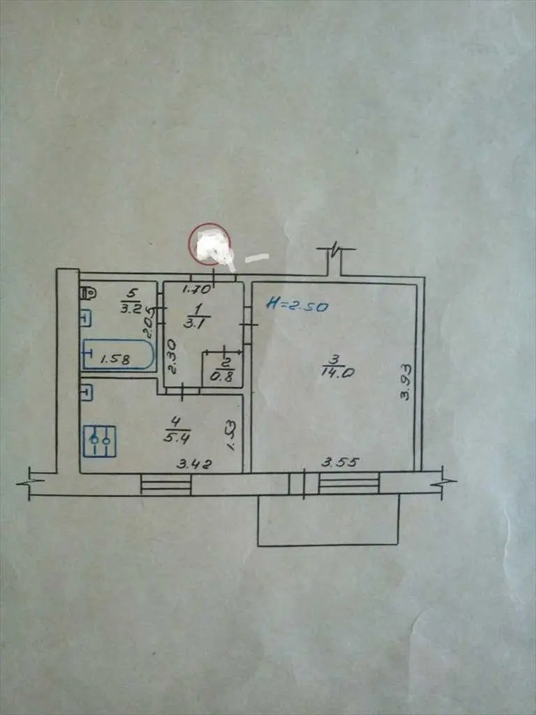 У продажу 1-кімнатна квартира на Браїлках