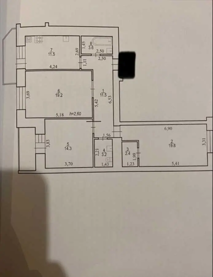 Трикімнатна кваритра в новому будинку на Леваді!