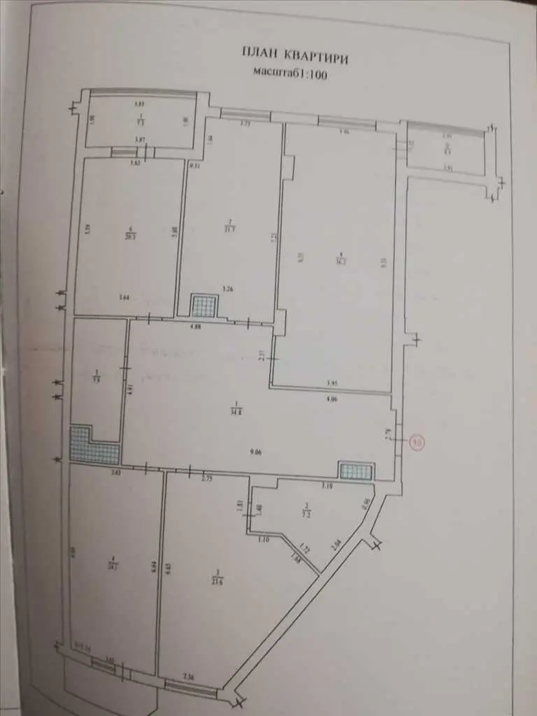 Велика квартира в центрі міста