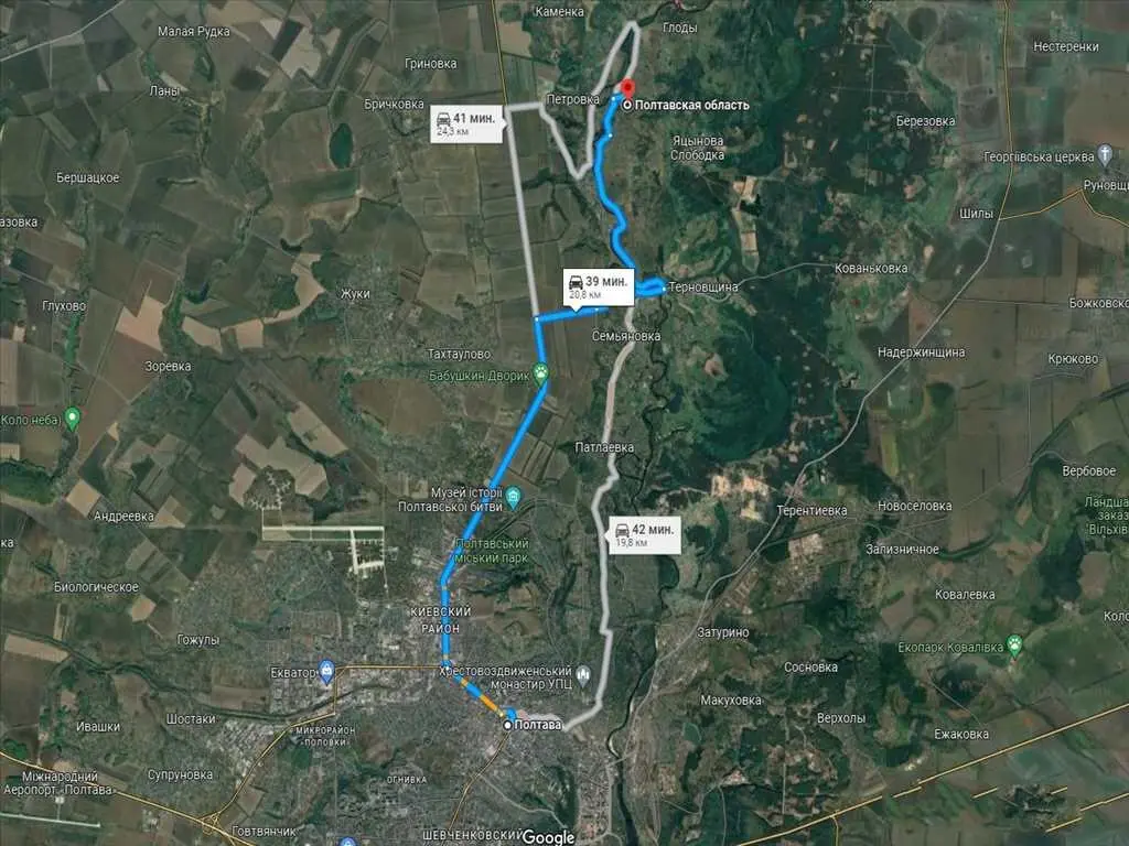 Відмінна ділянка поруч з річкою Ворскла