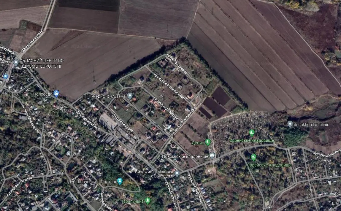 Ділянка в районі Дослідного поля