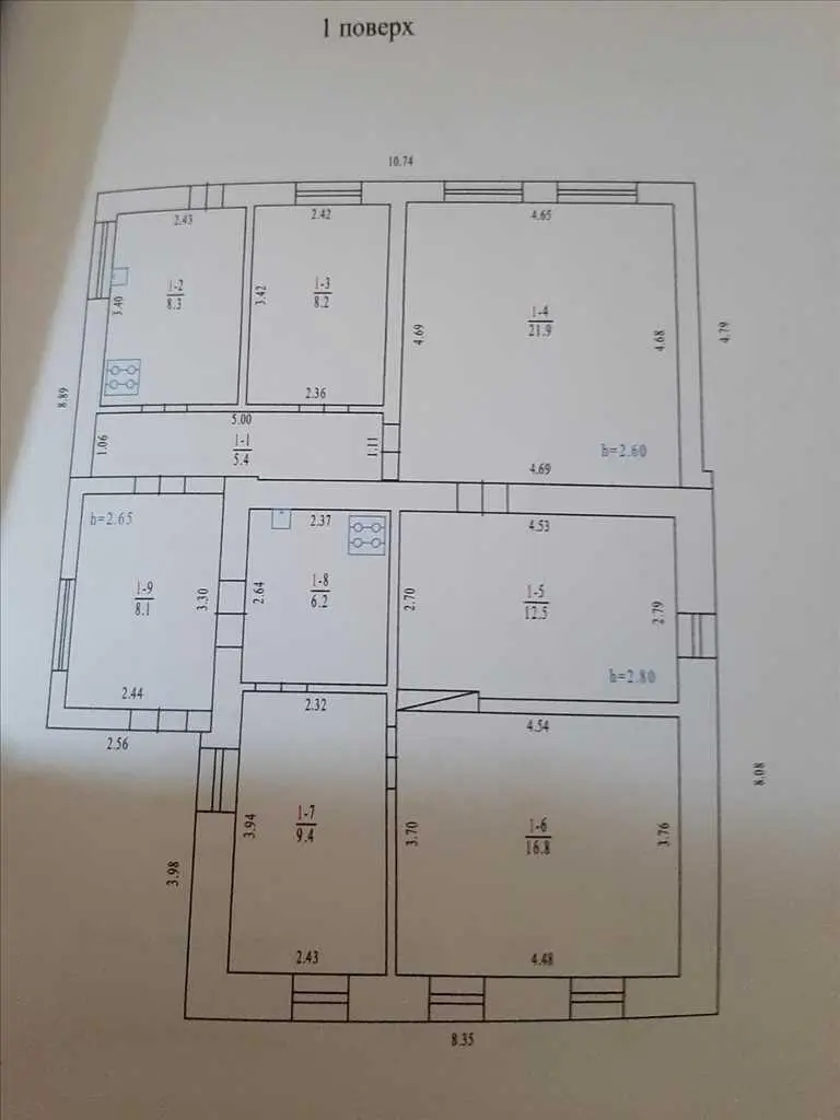 Будинок в центрі міста для великої родини.