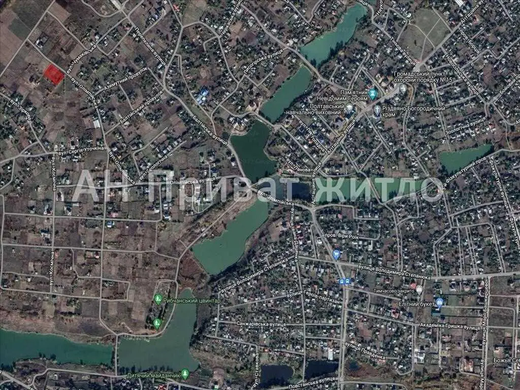 Бюджетна земельна ділянка в Рибцях 