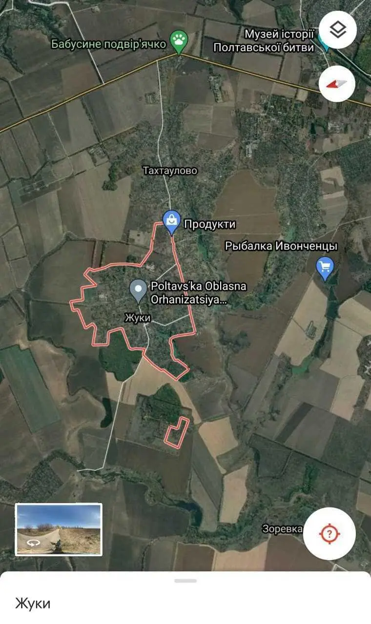 Рівна ділянка в Жуках, центральна вулиця! 