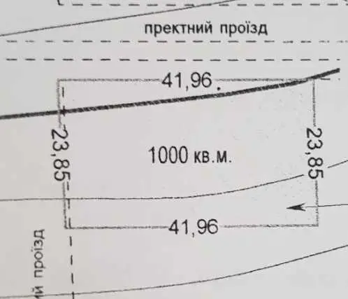  Продається ділянка 10 соток під забудову, с. Івонченці