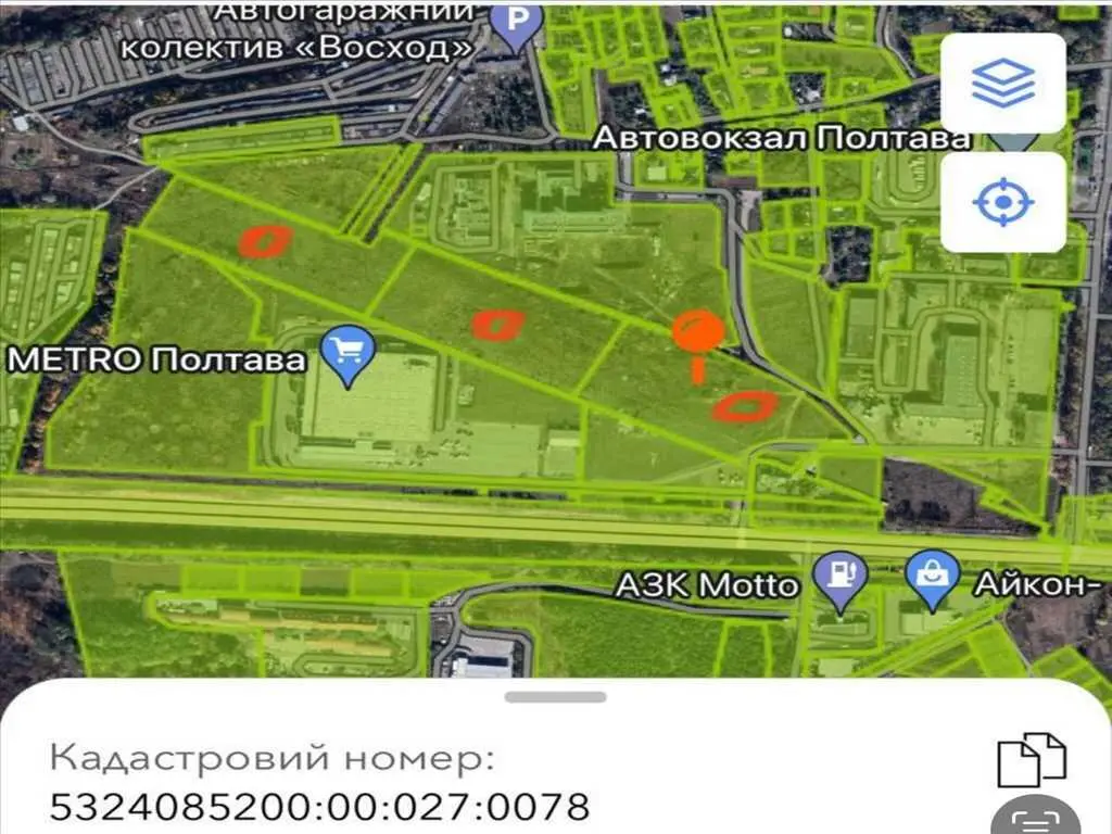 Велика земельна ділянка в районі МЕТРО