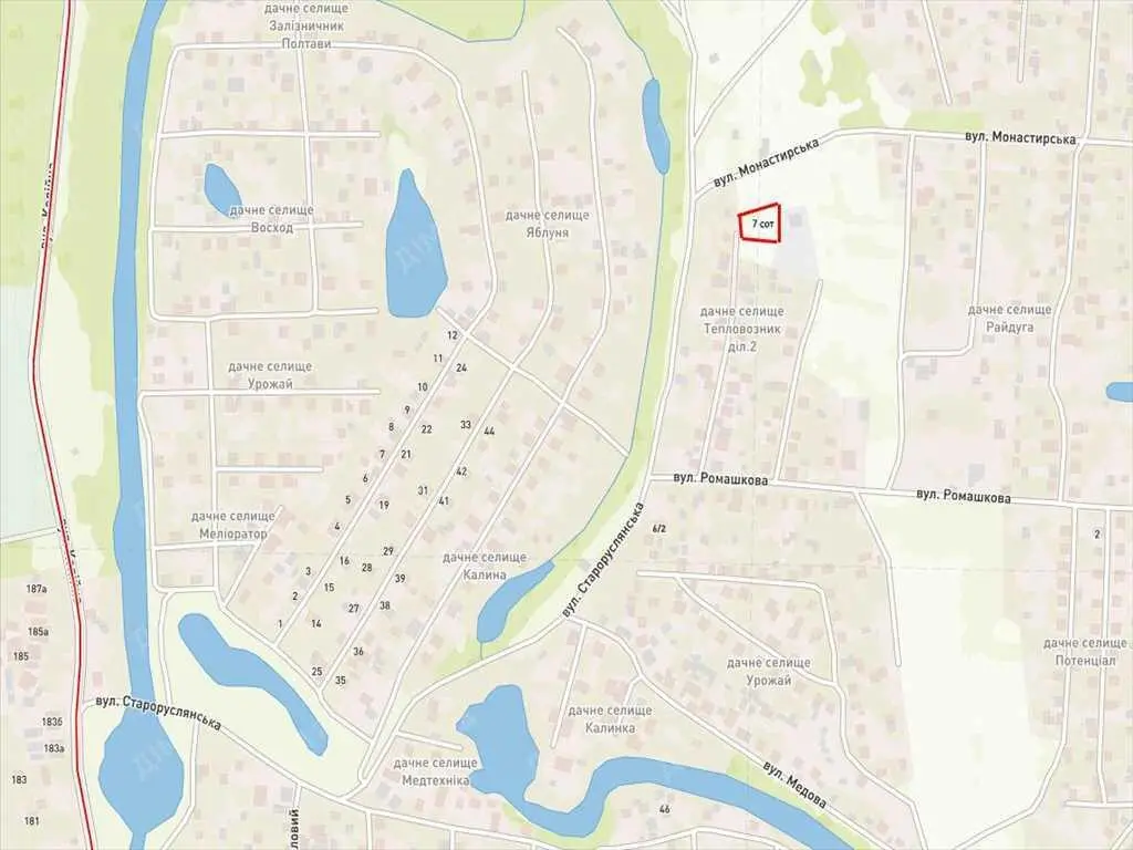 Гарне місце для вашого сучасного дачного будинку.