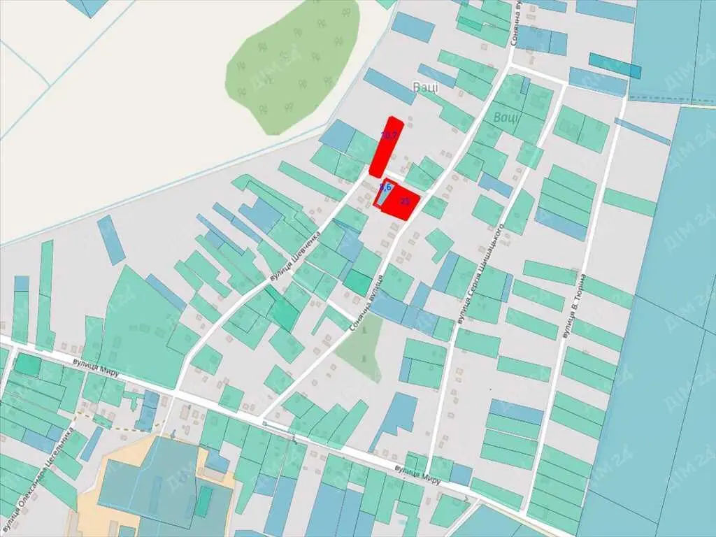 Землі сільськогосподарського призначення в с.Ваці. 