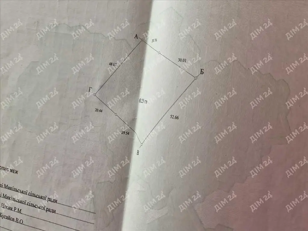 Землі сільськогосподарського призначення в с.Ваці. 