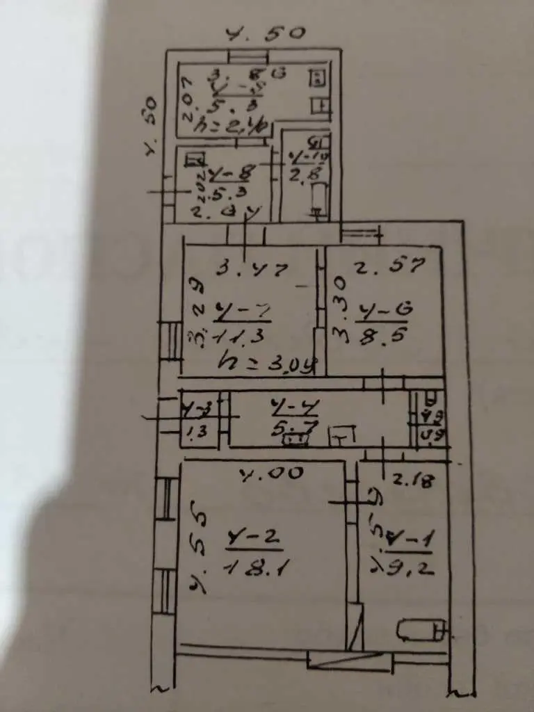 Частина будинку в центрі міста