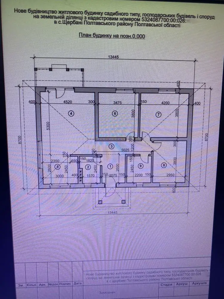 Ділянка в Щербанях 