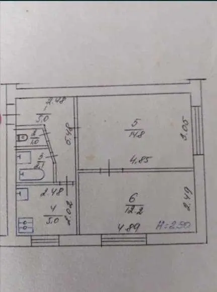 В продажу 2-кімнатна квартира на Алмазному