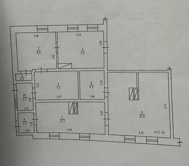 Частина будинку в центрі міста!
