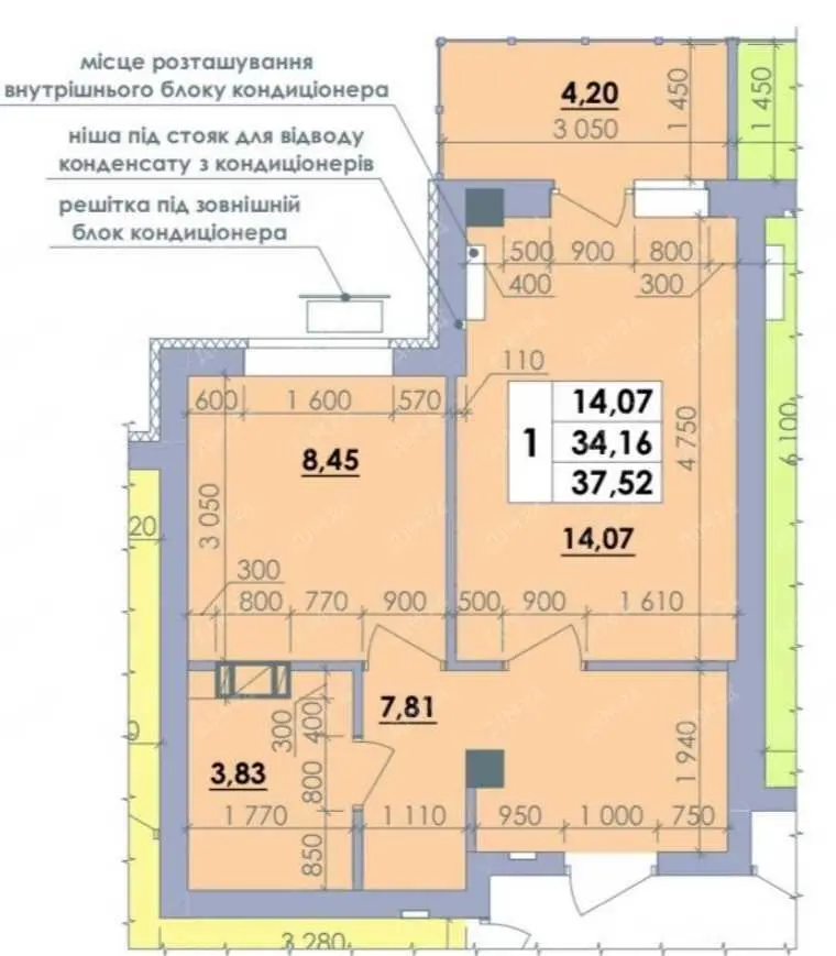 Шикарна 1 кімнатна квартира в новобудові в ЖК Пелюстковий 