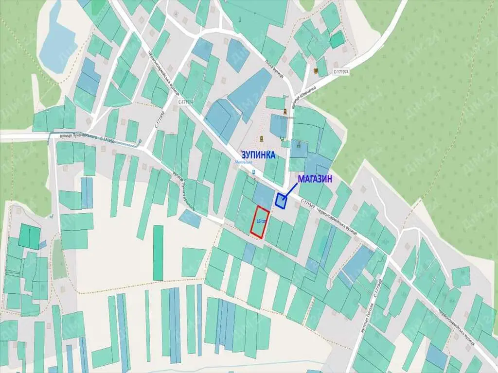 Ділянка в центрі с.Микільське.