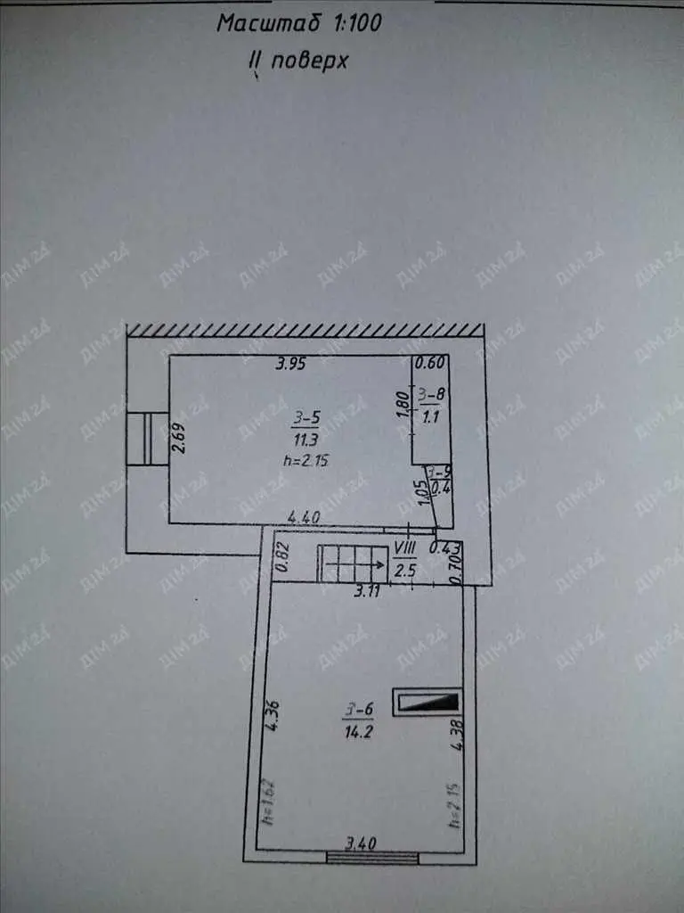 Частина будинку в центрі міста.