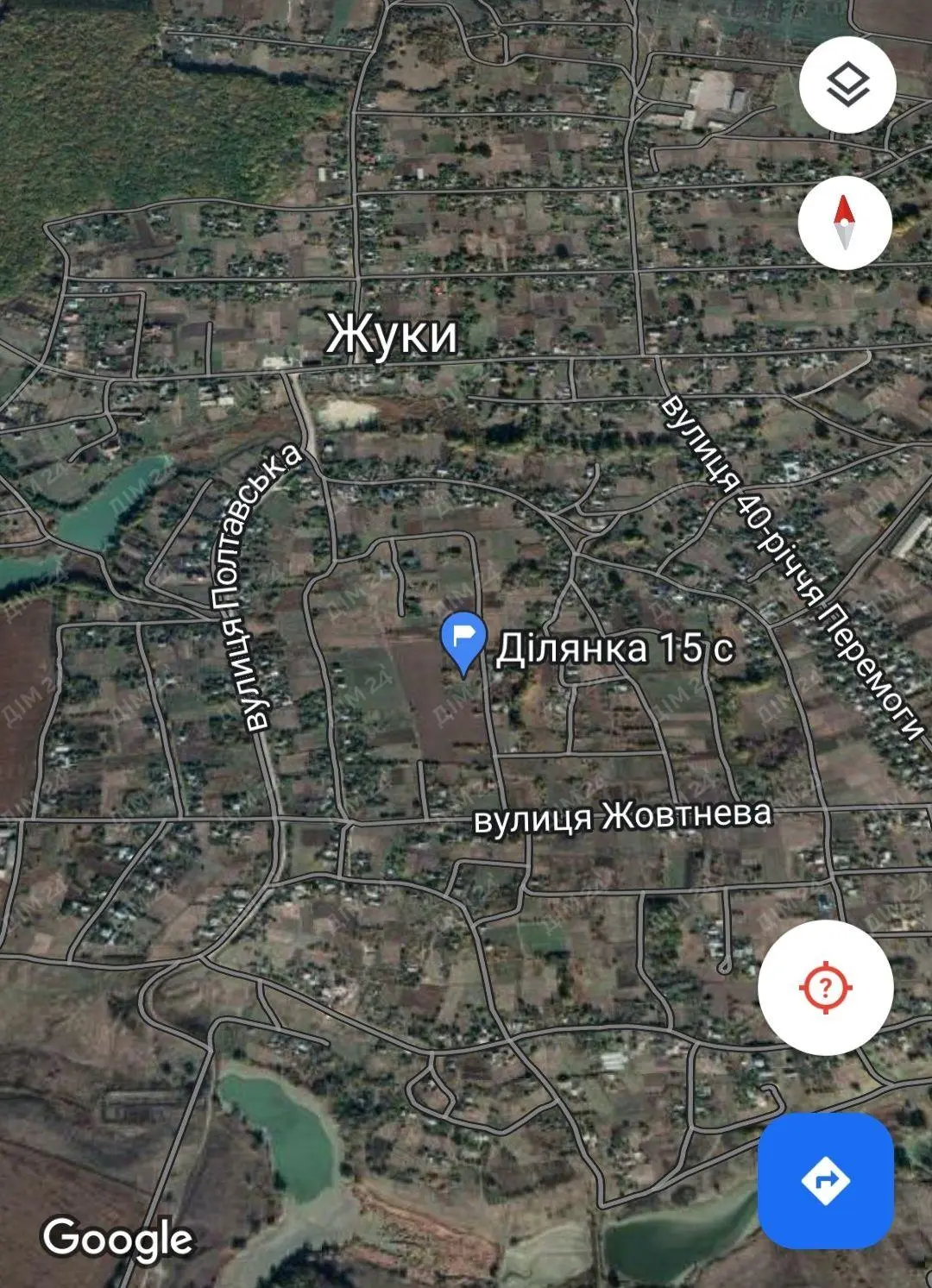 Ділянка під забудову. Село Жуки