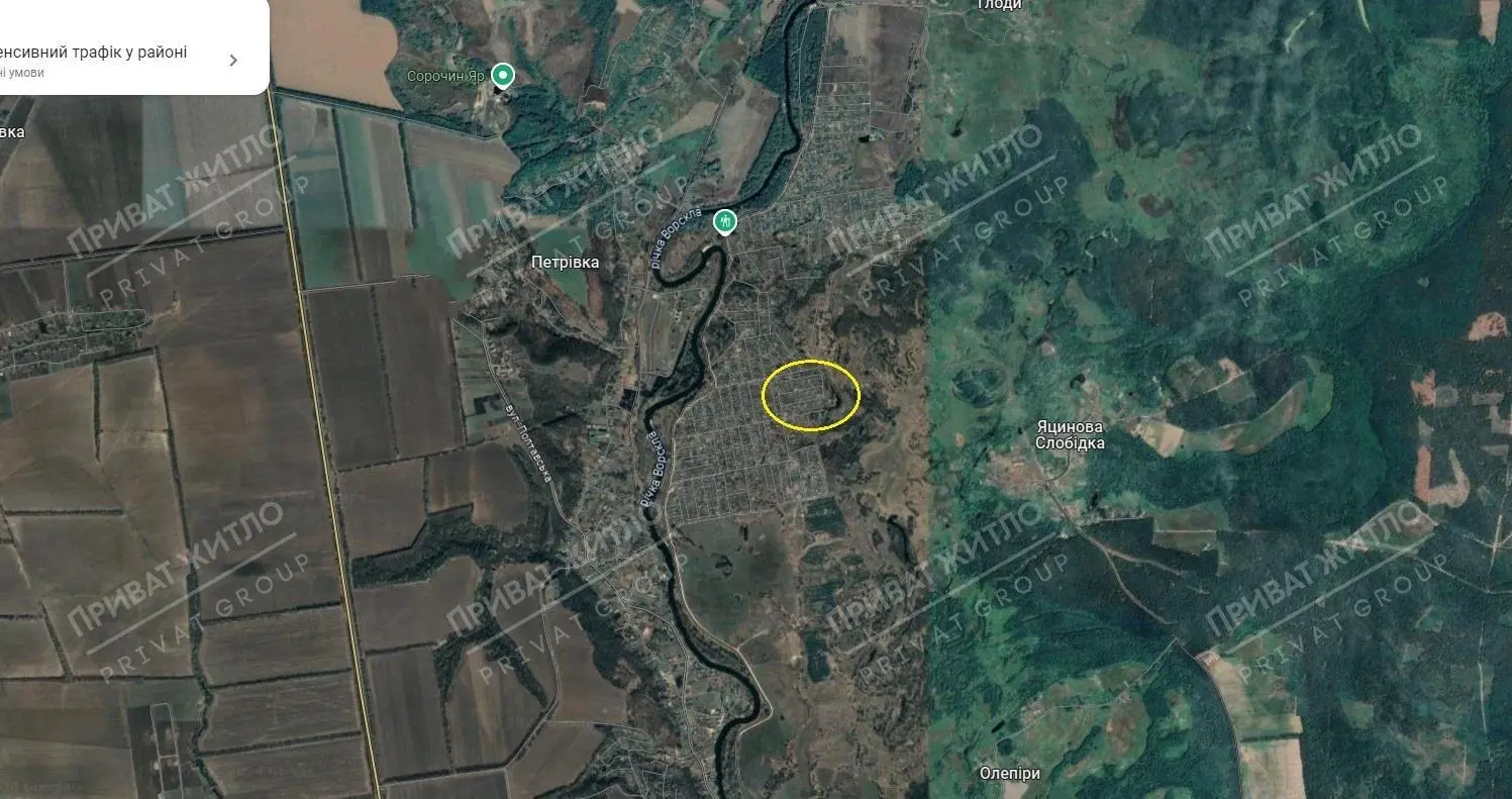 Ділянка для майбутньої дачі, Петрівка 