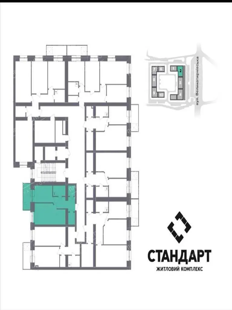 Велика однокікімнатна квартира в ЖК Стандарт