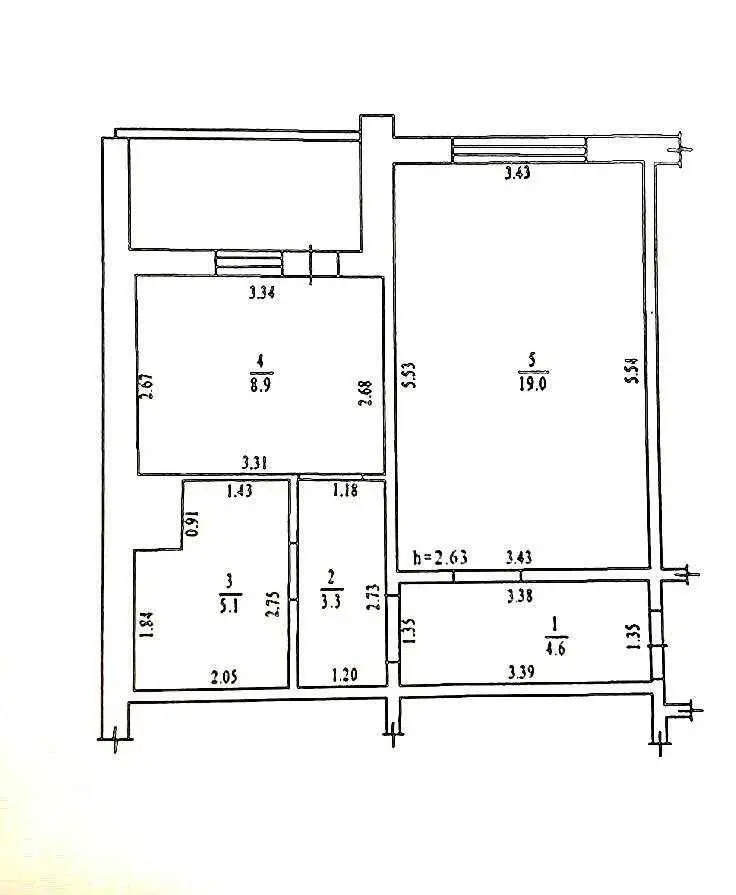 Однокімнатна квартира на Боженка!