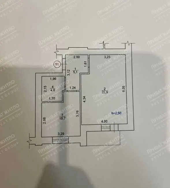 Полтава, 1 кімнатна квартира - Продаж, Боровиківського б-р., 