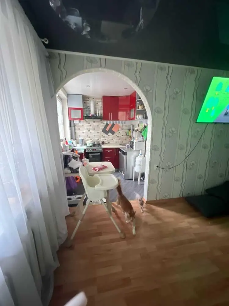 Затишна трикімнатна квартира.