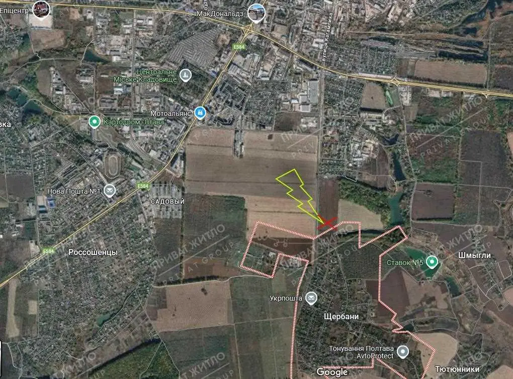 Щербані. Ділянка під ваш проєкт.