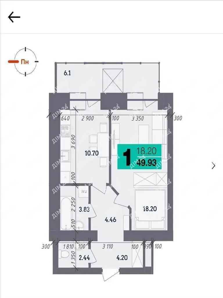 Квартира в найкращому ЖК "Стандарт", 3й поверх!