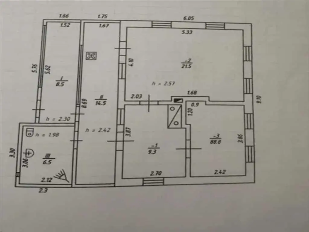 Будинок у передмісті Полтави, 7 км від міста