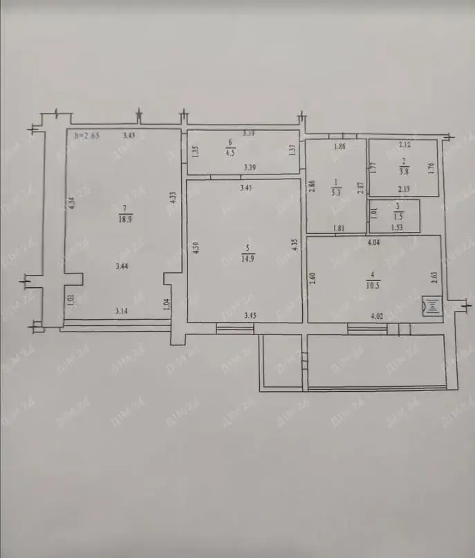 Двокімнатна квартира на Маріїї Башкірцевої