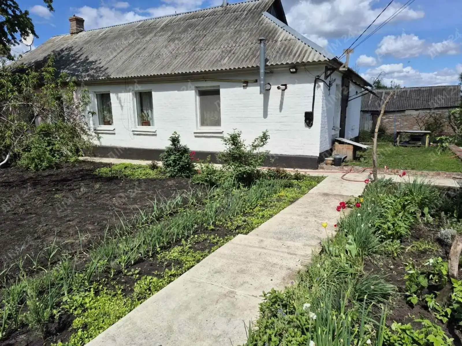 Затишна частина будинку в селі Степне Полтавського району