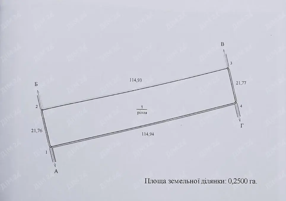 Марківка. Ділянка під забудову.