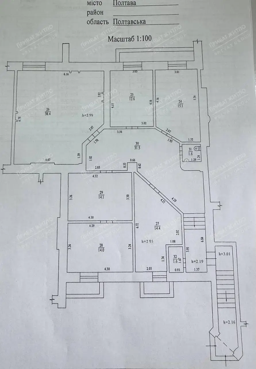 Комерційне приміщення в центрі міста (навпроти "Листопада) 